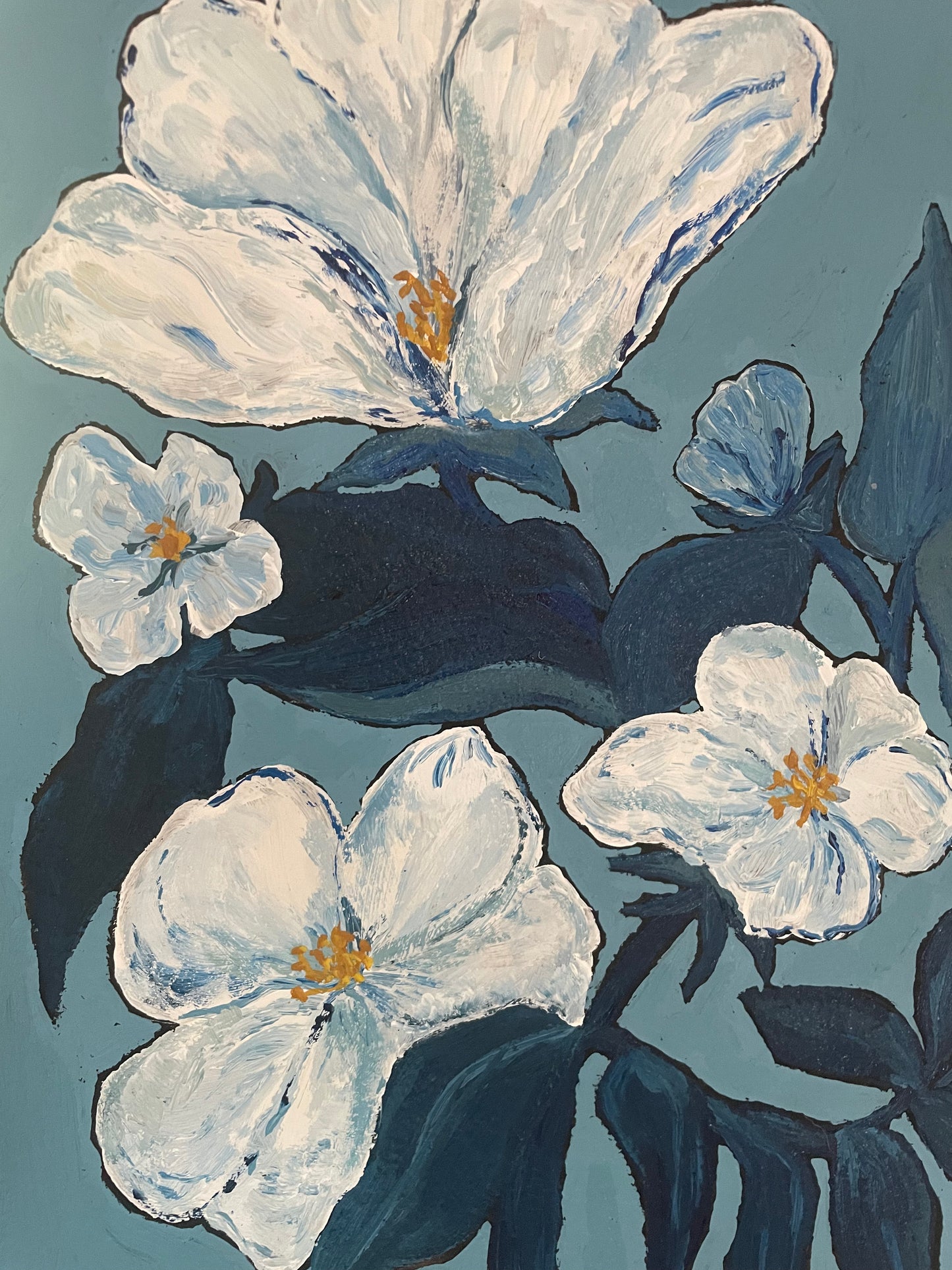 Bleu Blossoms No. 4