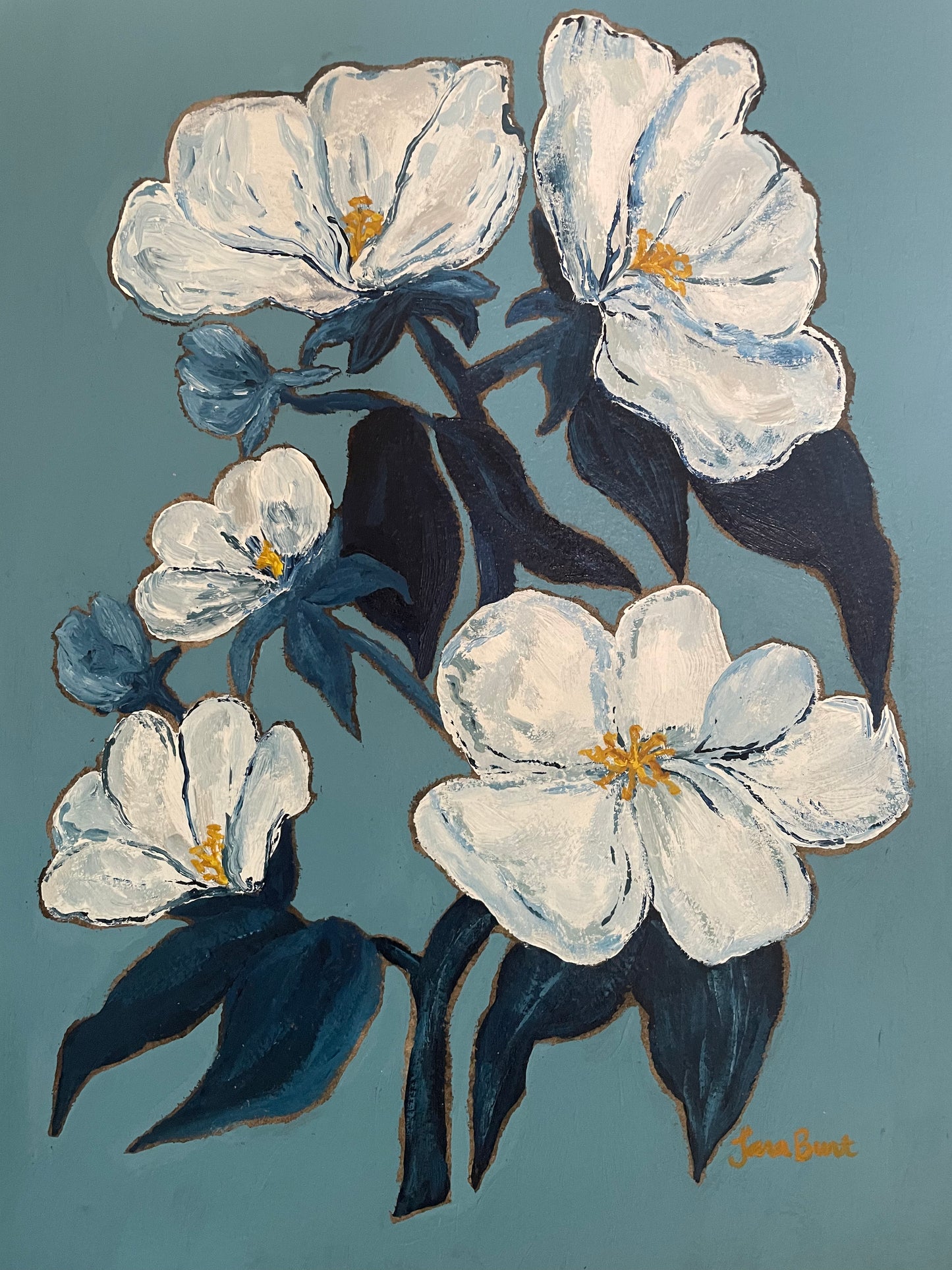 Bleu Blossoms No. 7